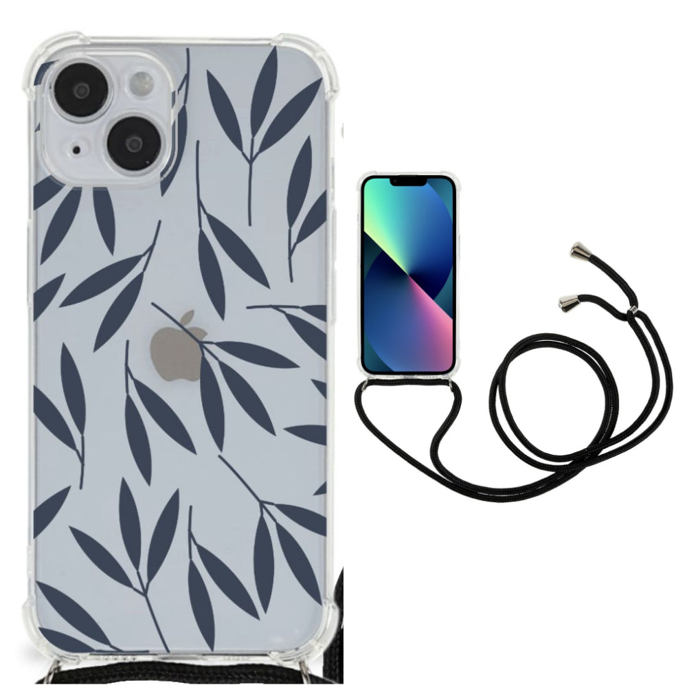 iPhone 14 Case Leaves Blue