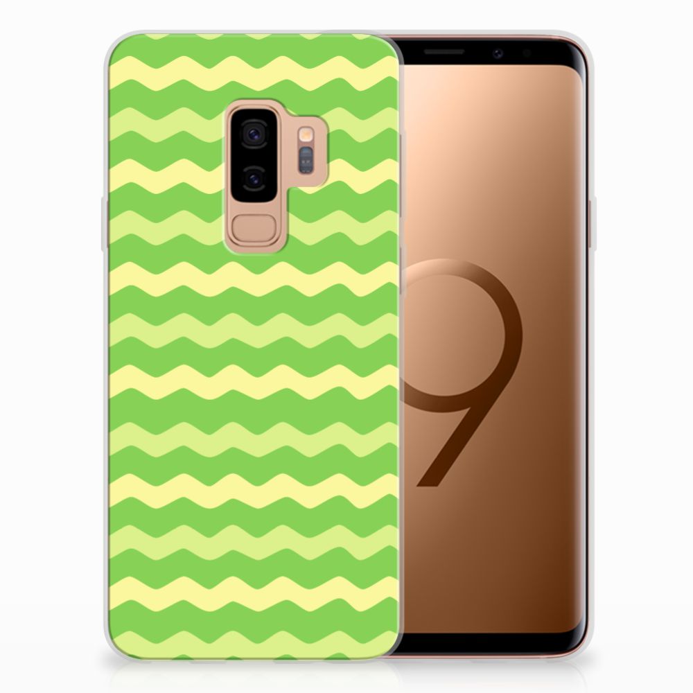 Samsung Galaxy S9 Plus TPU bumper Waves Green