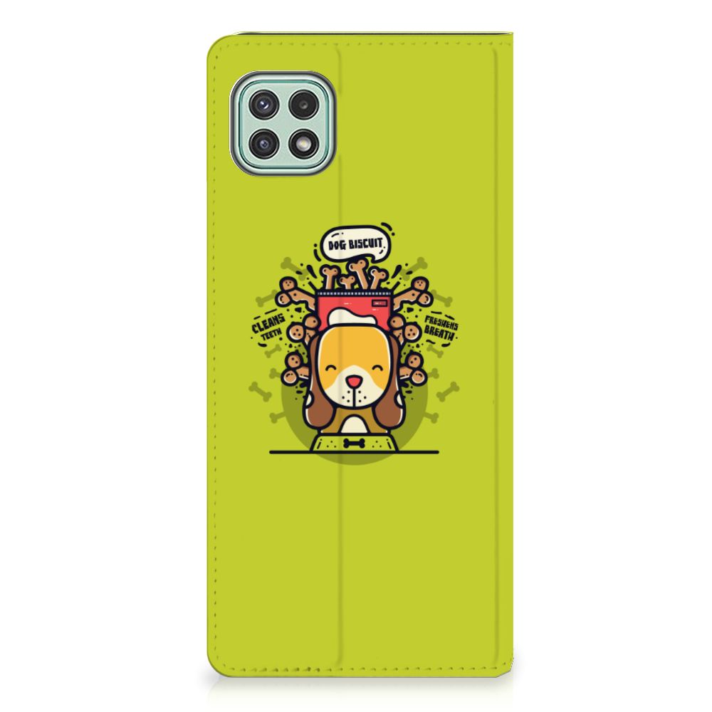 Samsung Galaxy A22 5G Magnet Case Doggy Biscuit - B2C Telecom