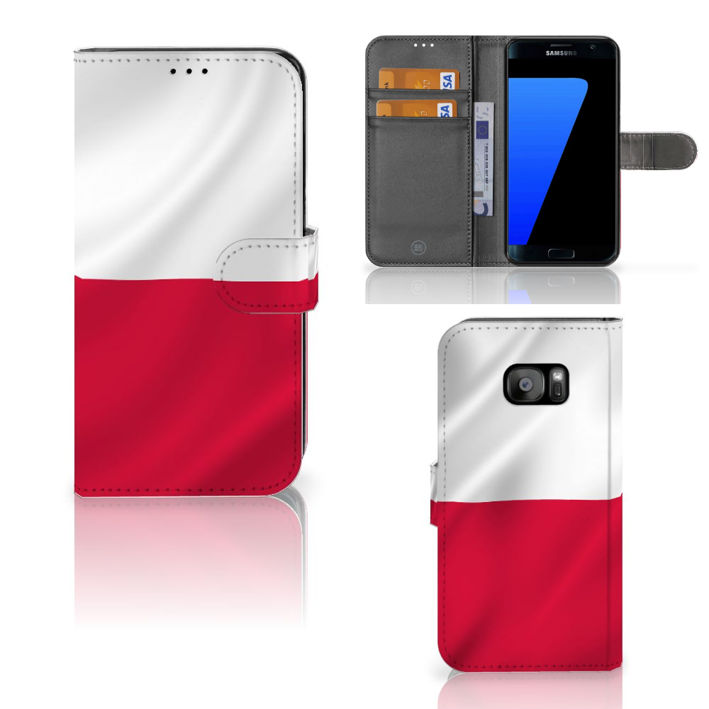 Samsung Galaxy S7 Edge Bookstyle Case Polen