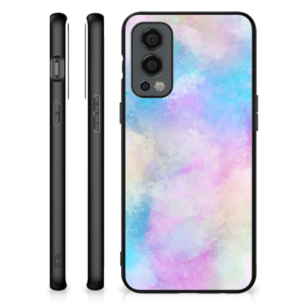 Kleurrijke Telefoonhoesje OnePlus Nord 2 Watercolor Light B2C Telecom