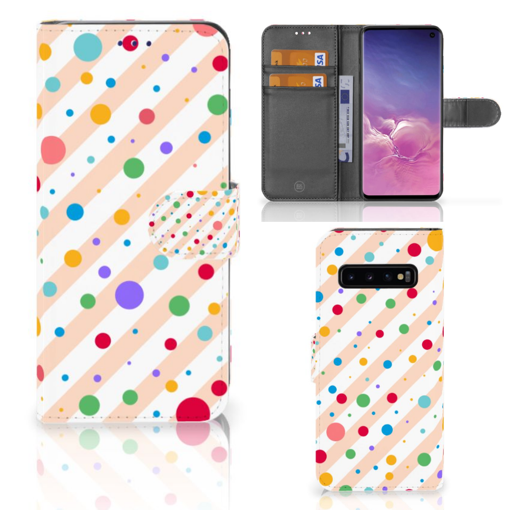 Samsung Galaxy S10 Telefoon Hoesje Dots