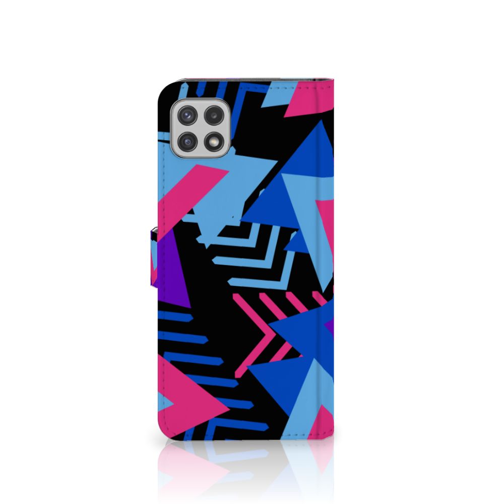 Samsung Galaxy A22 5G Book Case Funky Triangle