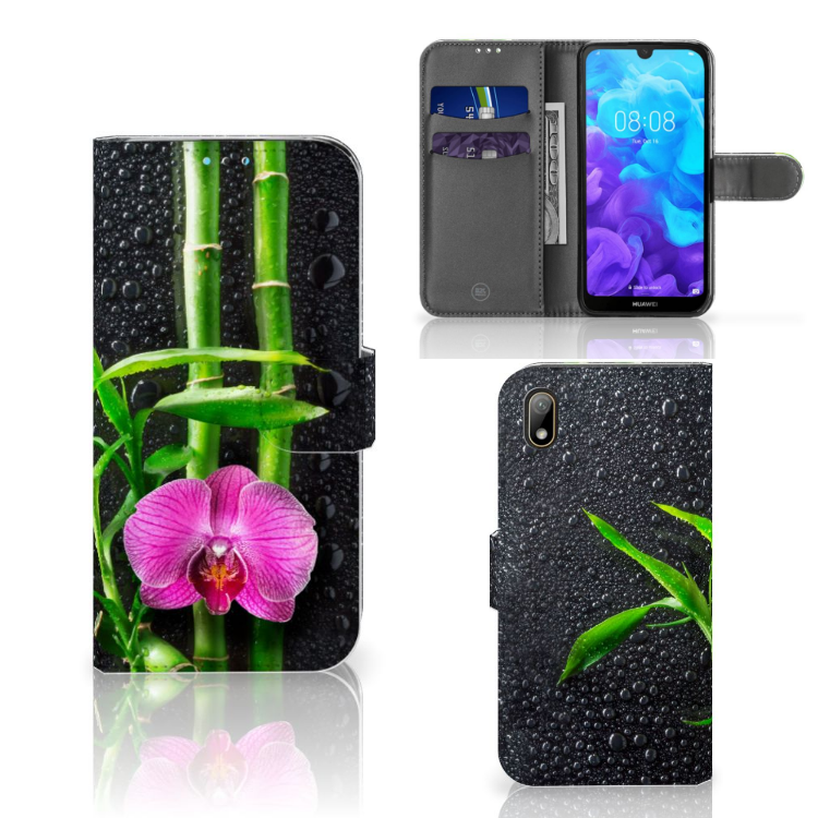 Huawei Y5 (2019) Hoesje Orchidee