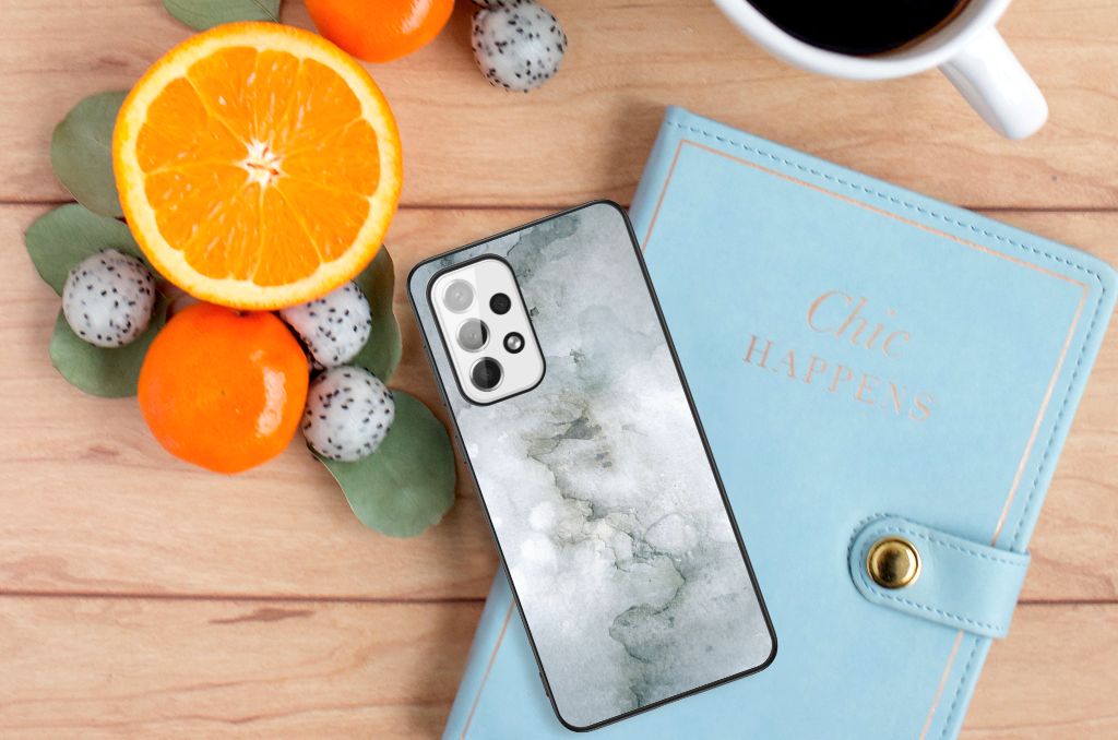Kleurrijke Telefoonhoesje Samsung Galaxy A73 Painting Grey B2C Telecom