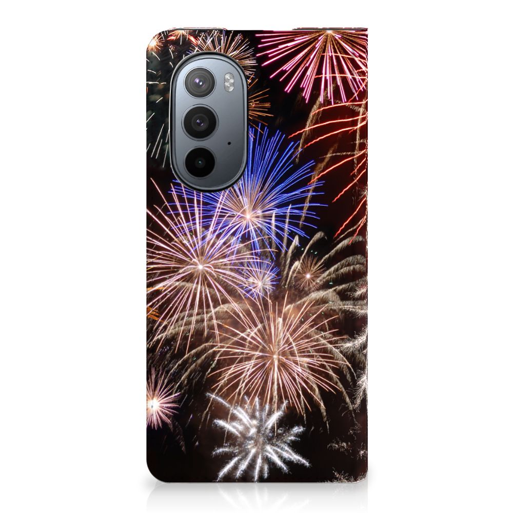 Motorola Edge 30 Pro Hippe Standcase Vuurwerk - B2C Telecom