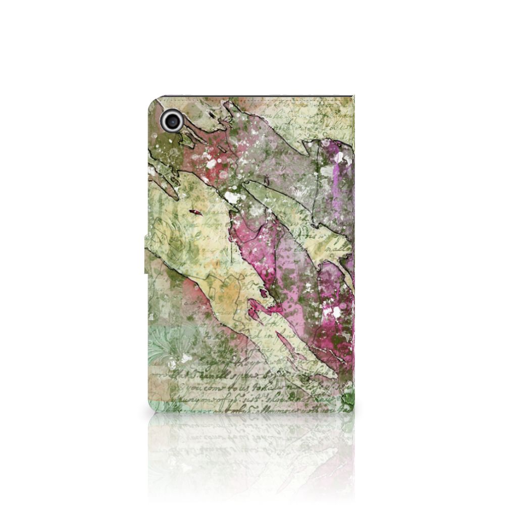 Hoes Lenovo Tab M10 Plus 3rd Gen 10.6 inch Letter Painting
