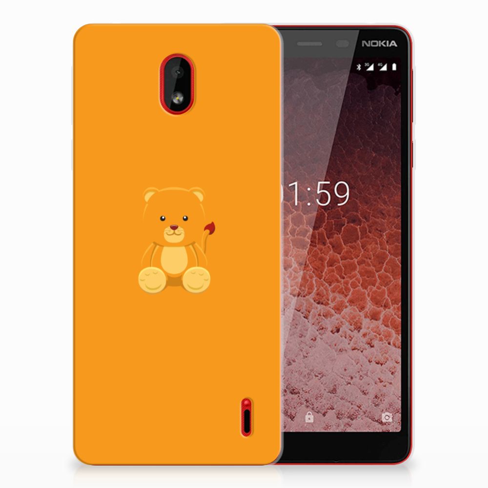 Nokia 1 Plus Telefoonhoesje met Naam Baby Beer