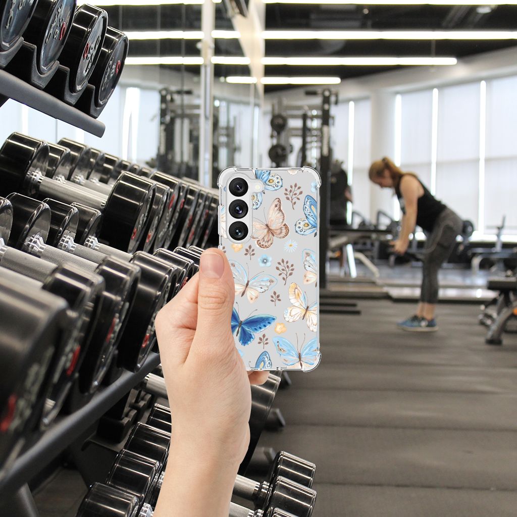Case Anti-shock voor Samsung Galaxy S23 Vlinder B2C Telecom