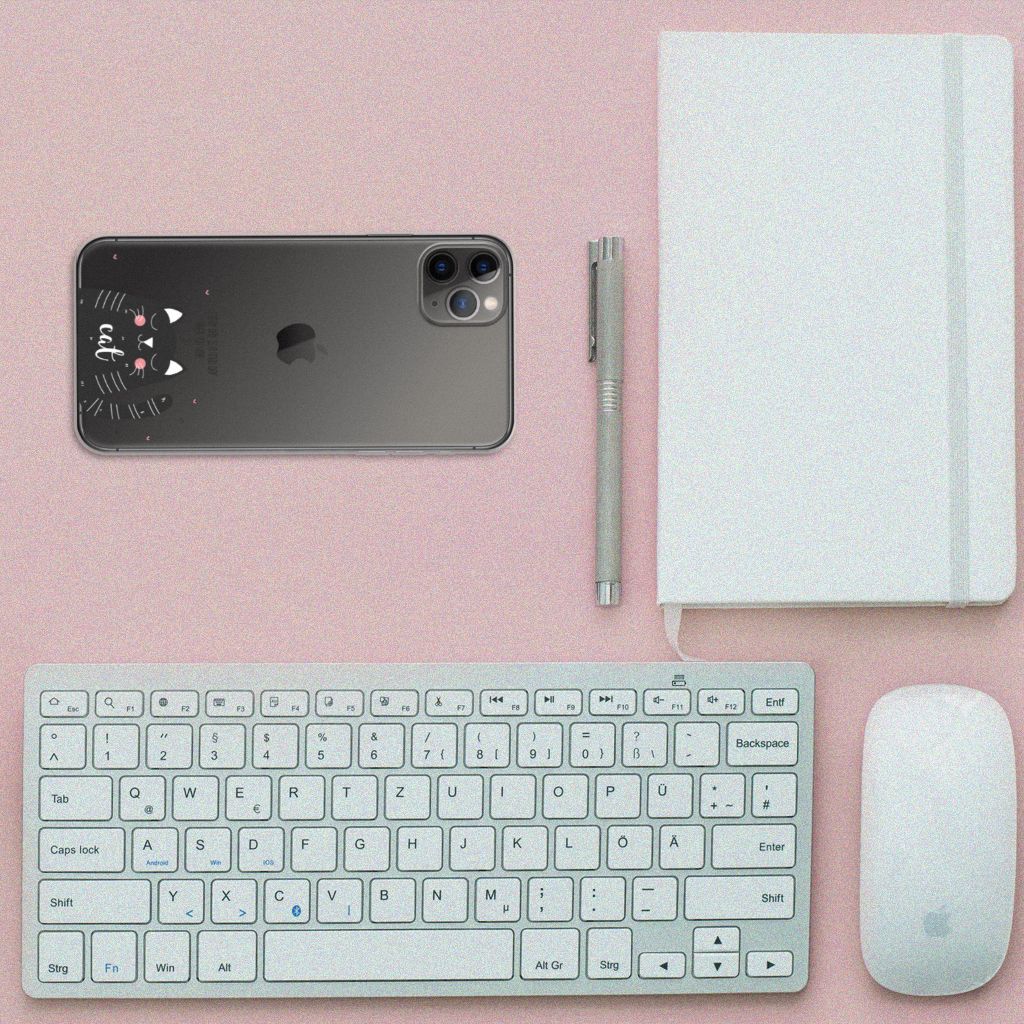 Apple iPhone 11 Pro Max Telefoonhoesje met Naam Cat Good Day