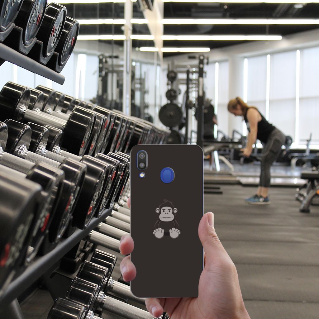 Samsung Galaxy M20 (Power) Telefoonhoesje met Naam Gorilla