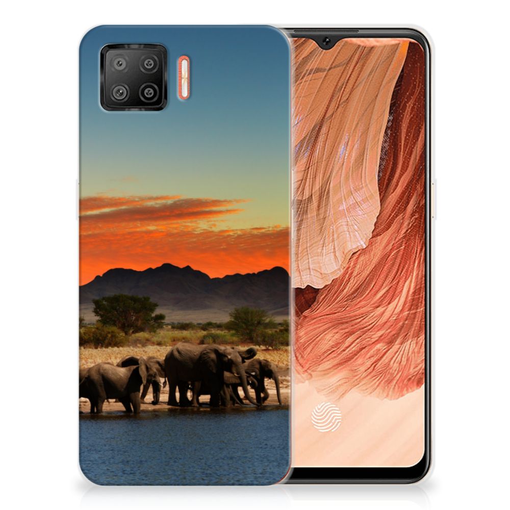 OPPO A73 4G TPU Hoesje Olifanten B2C Telecom