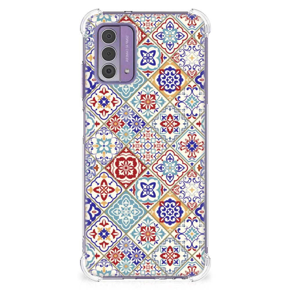 Nokia G42 Anti-Shock Hoesje Tiles Color