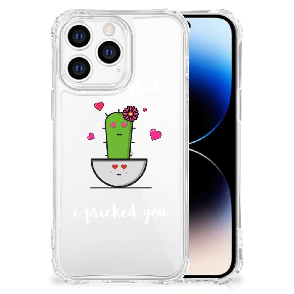 iPhone 14 Pro Stevig Bumper Hoesje Cactus Glad B2C Telecom