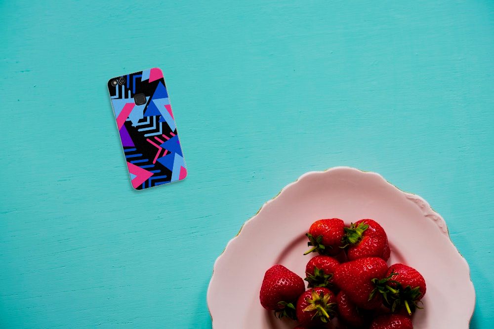 Huawei P10 Lite TPU Hoesje Funky Triangle