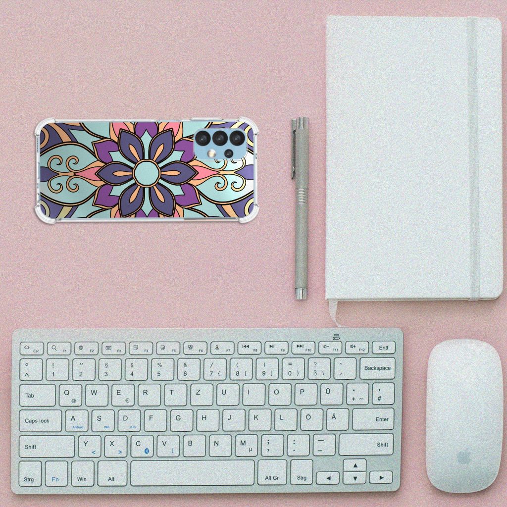 Samsung Galaxy A13 (4G) Case Purple Flower B2C Telecom