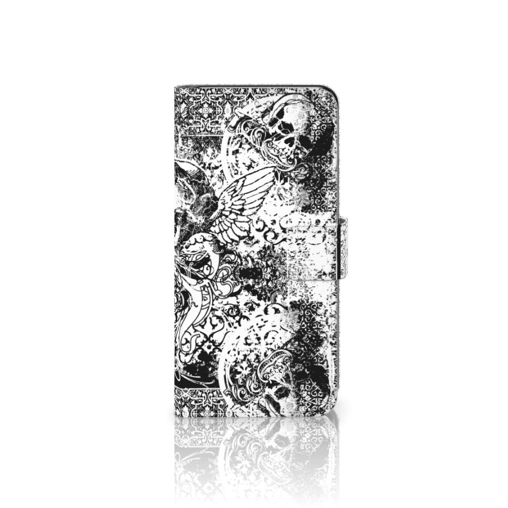 Telefoonhoesje met Naam Samsung Galaxy S21 Skulls Angel