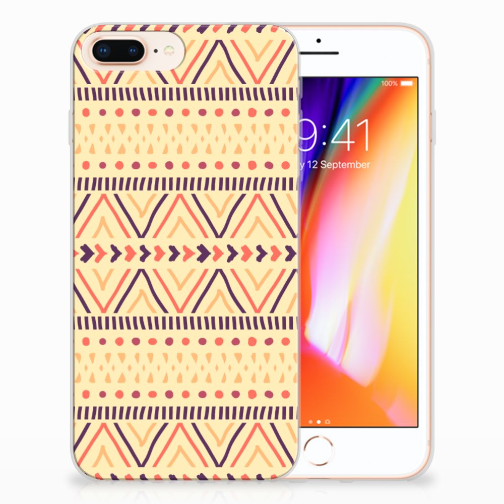 Apple iPhone 7 Plus | 8 Plus TPU bumper Aztec Yellow