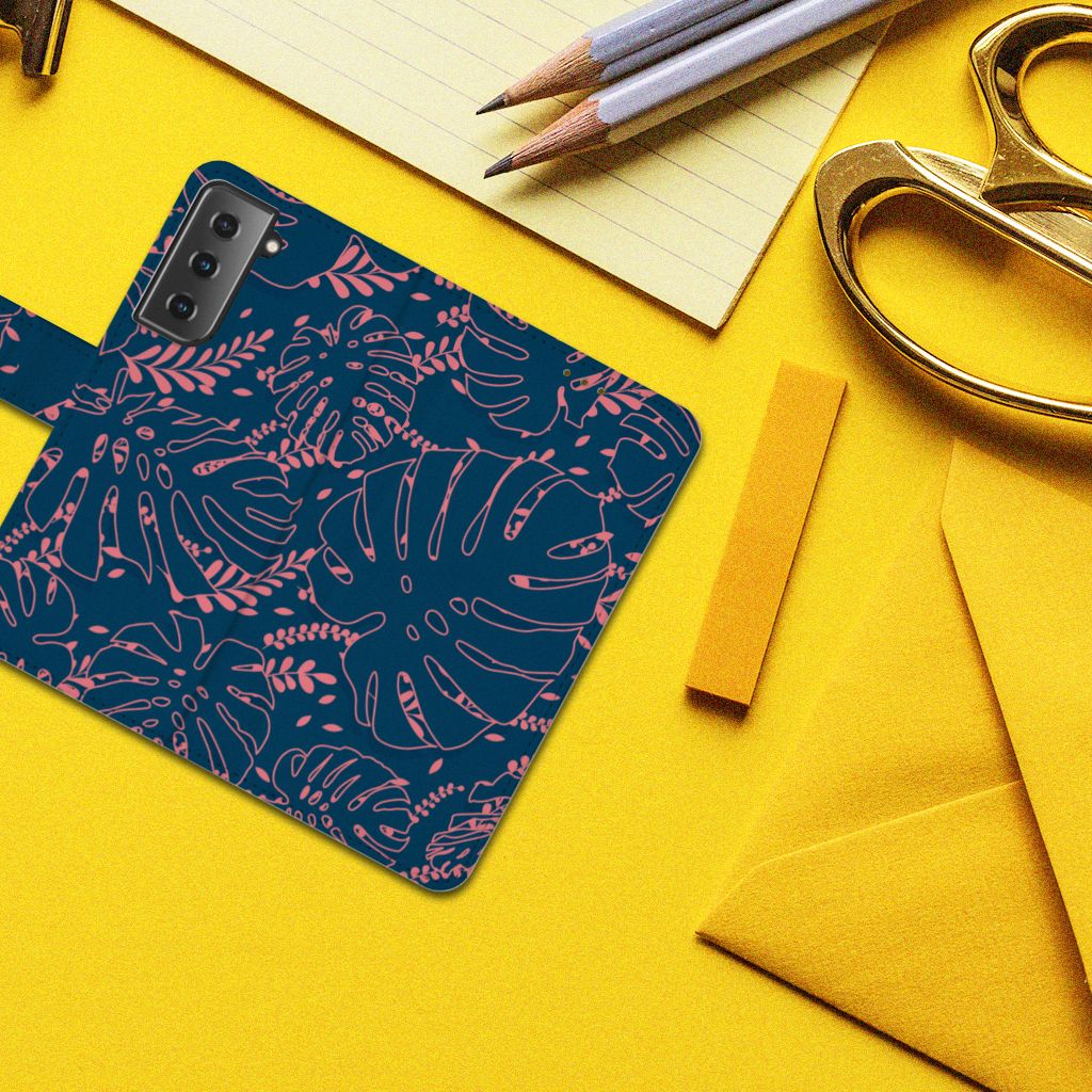 Samsung Galaxy S21 Hoesje Palm Leaves