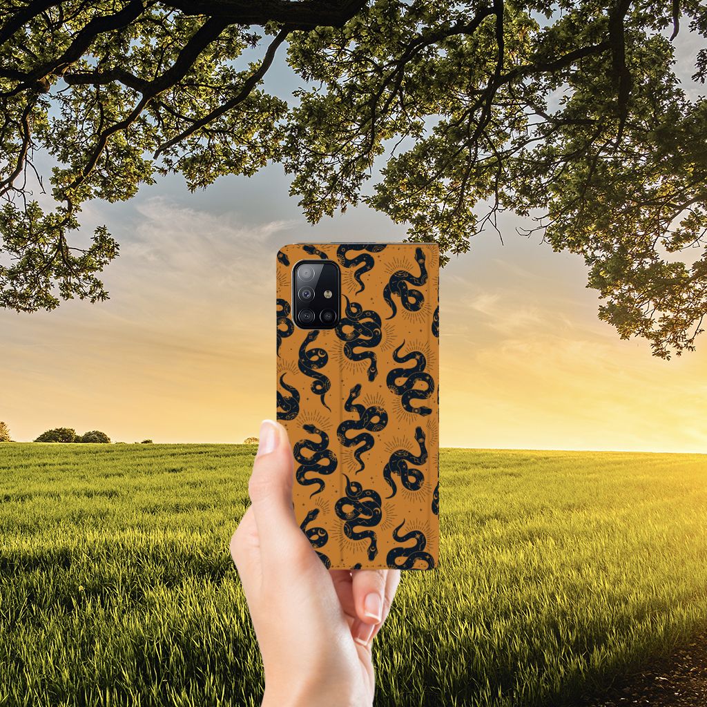 Hoesje maken voor Samsung Galaxy A71 Snakes - B2C Telecom