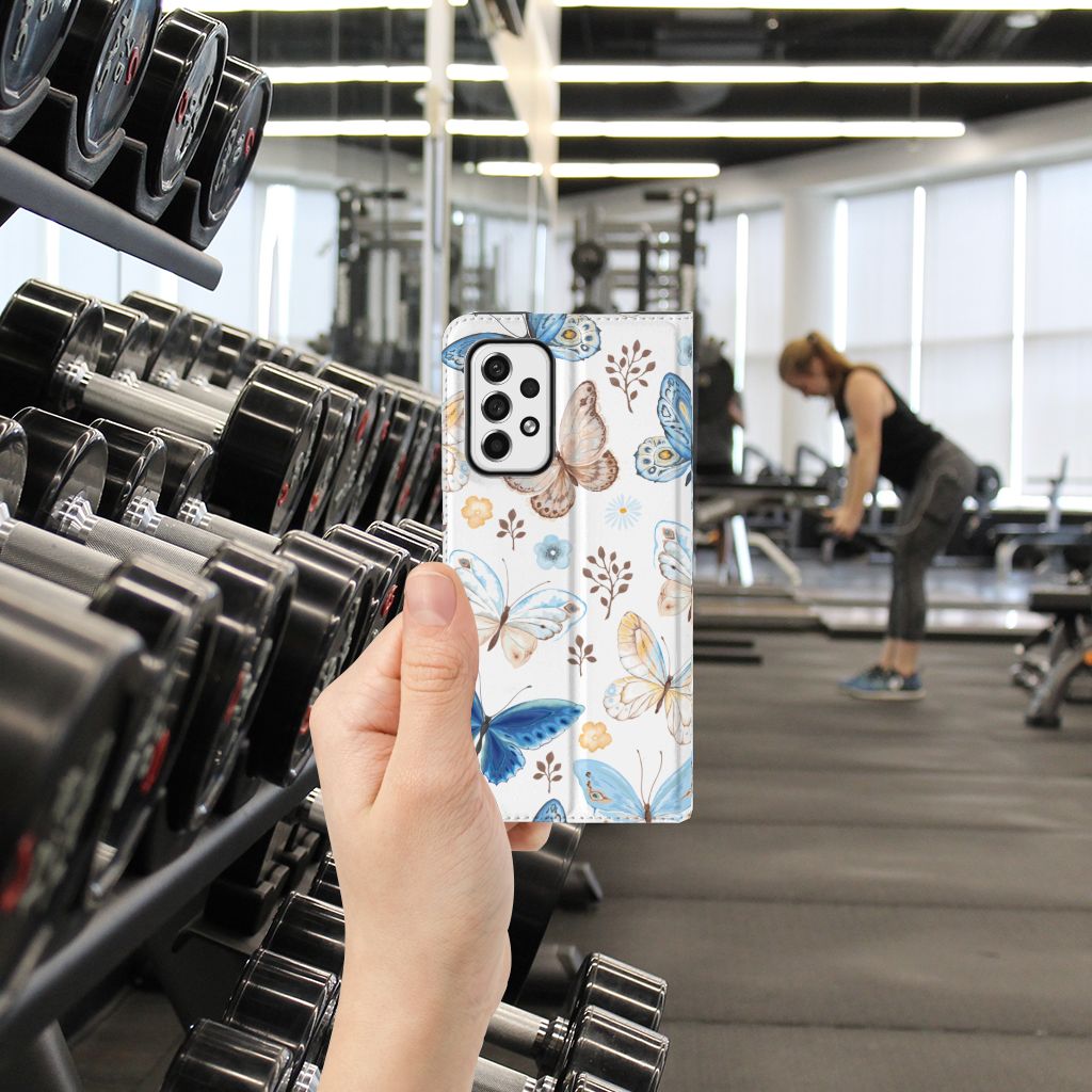 Hoesje maken voor Samsung Galaxy A73 Vlinder - B2C Telecom