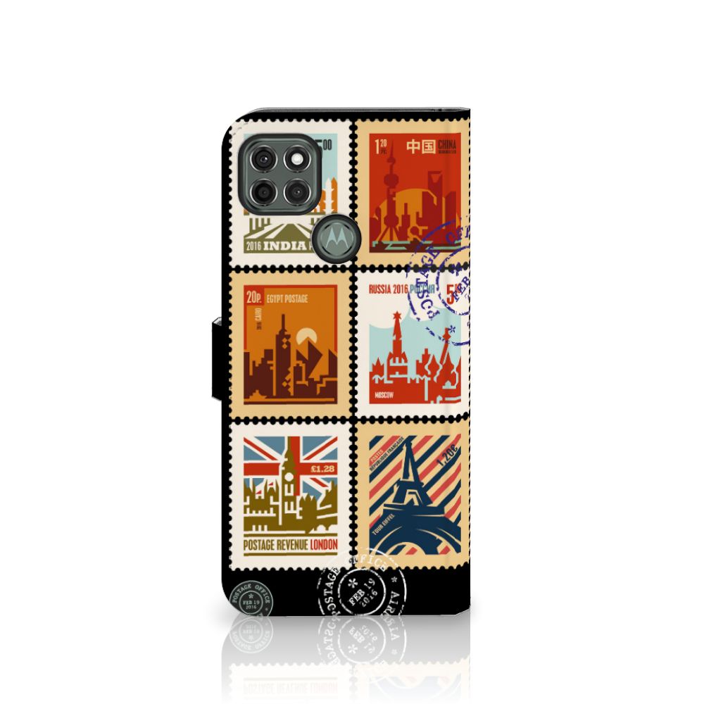 Motorola Moto G9 Power Flip Cover Postzegels