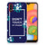 Samsung Galaxy A01 Silicone-hoesje Flowers Blue DTMP B2C Telecom