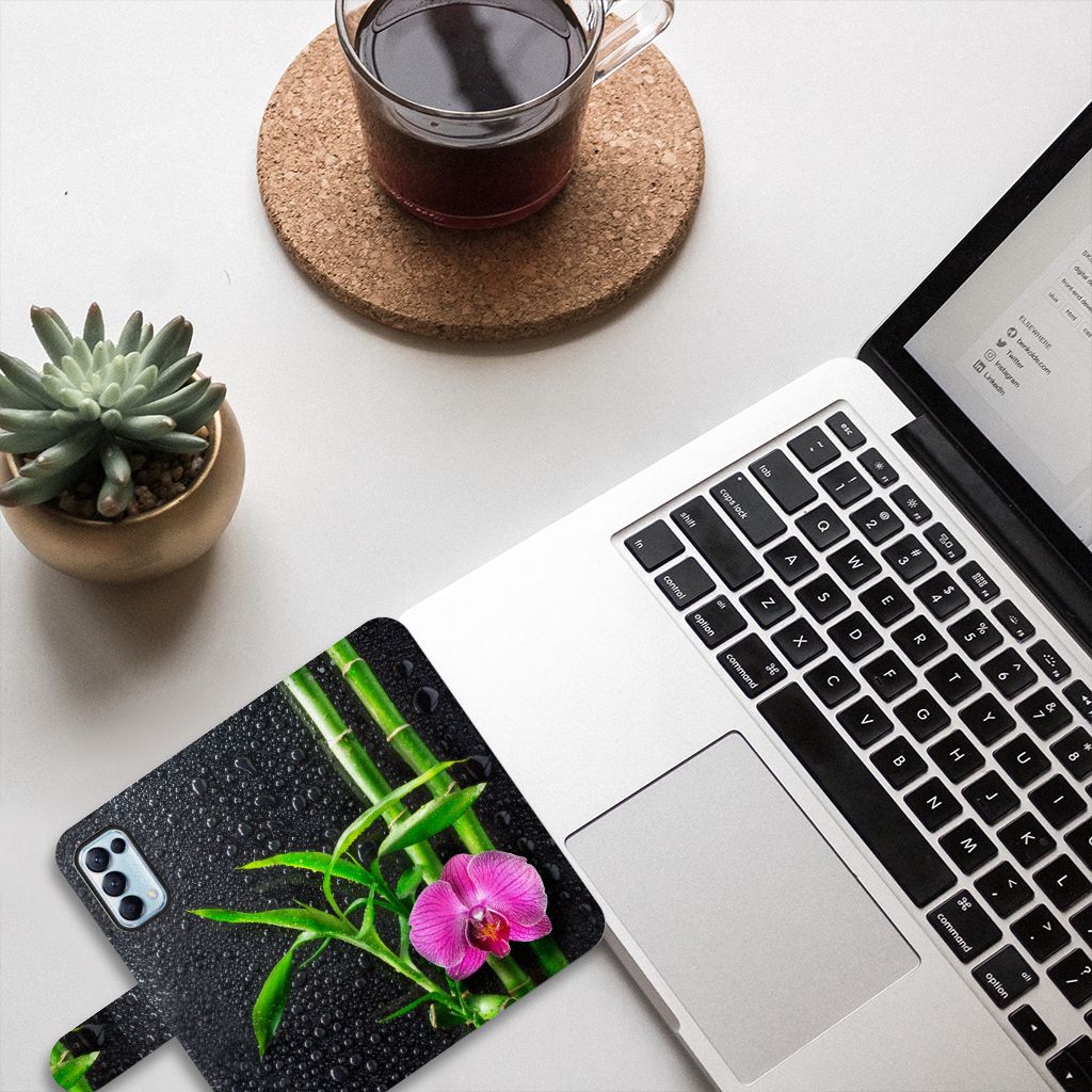 OPPO Find X3 Lite Hoesje Orchidee