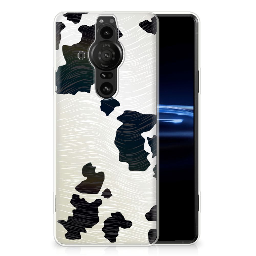 Sony Xperia Pro-I TPU Hoesje Koeienvlekken