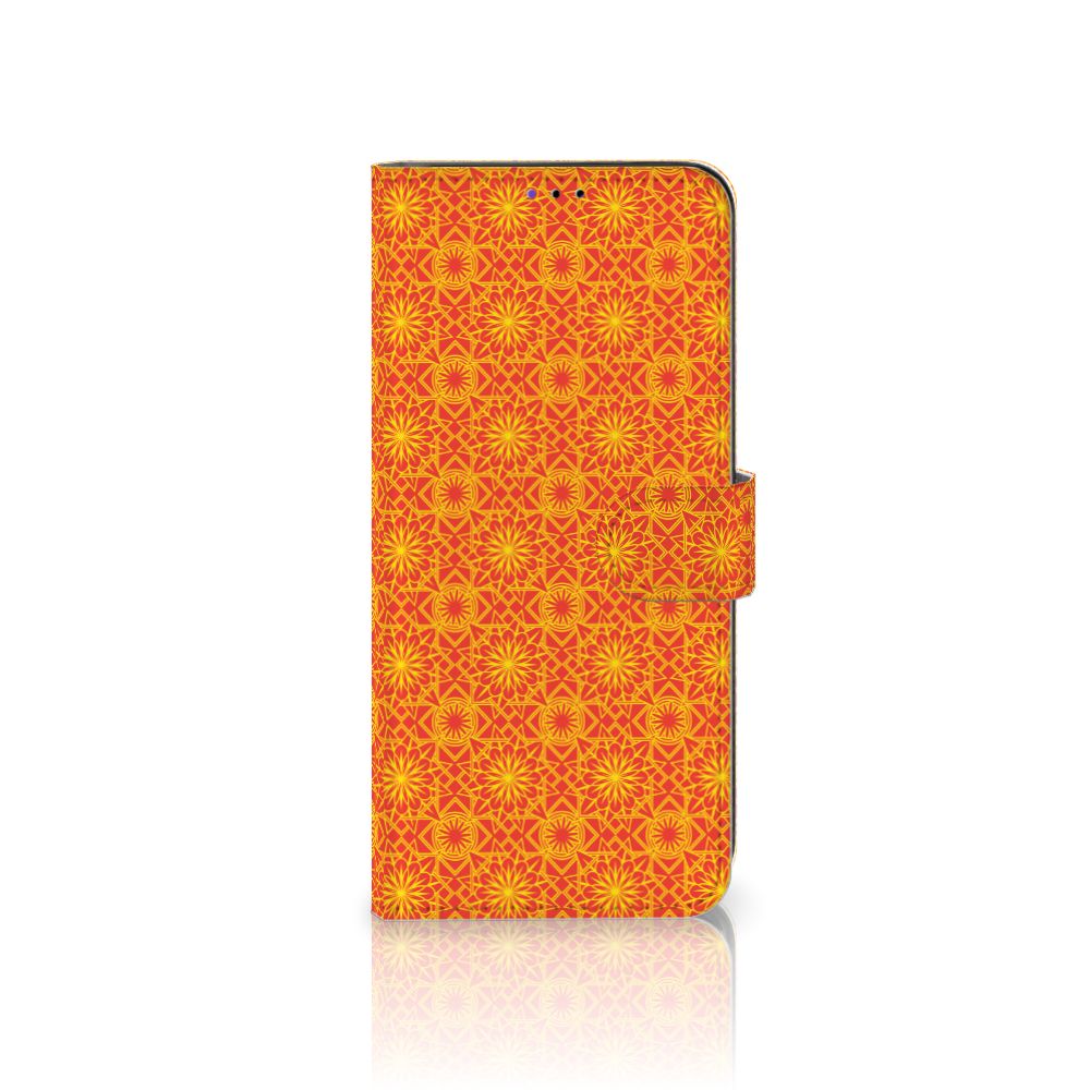 Samsung Galaxy A22 5G Telefoon Hoesje Batik Oranje