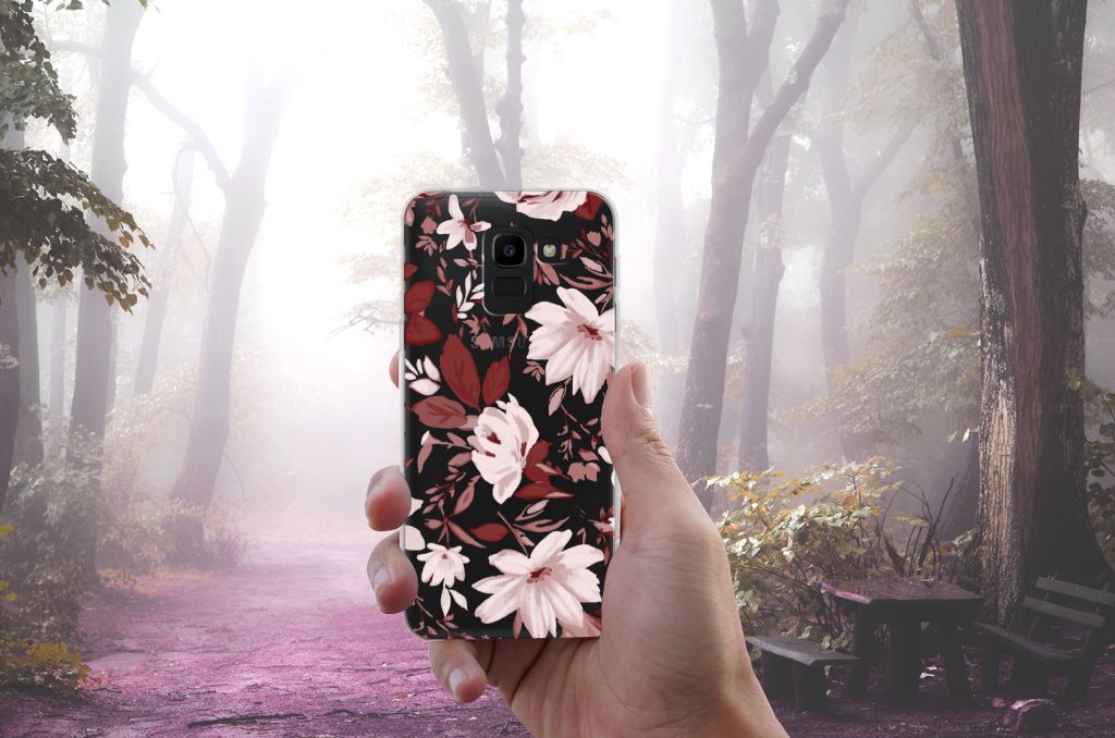 Hoesje maken Samsung Galaxy J6 2018 Watercolor Flowers