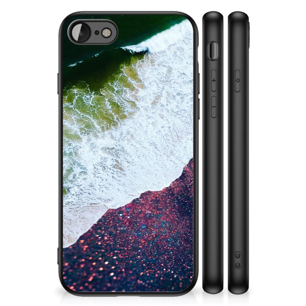 iPhone SE 2022 | SE 2020 | 7/8 Backcover Sea in Space design showcasing ocean waves and sparkling sand.