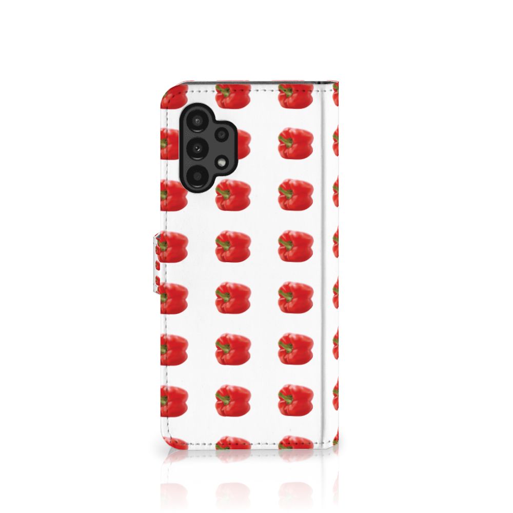 Samsung Galaxy A13 (4G) Book Cover Paprika Red