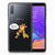 Samsung Galaxy A7 (2018) Telefoonhoesje met Naam Giraffe