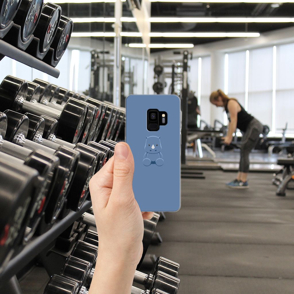 Samsung Galaxy S9 Telefoonhoesje met Naam Baby Rhino