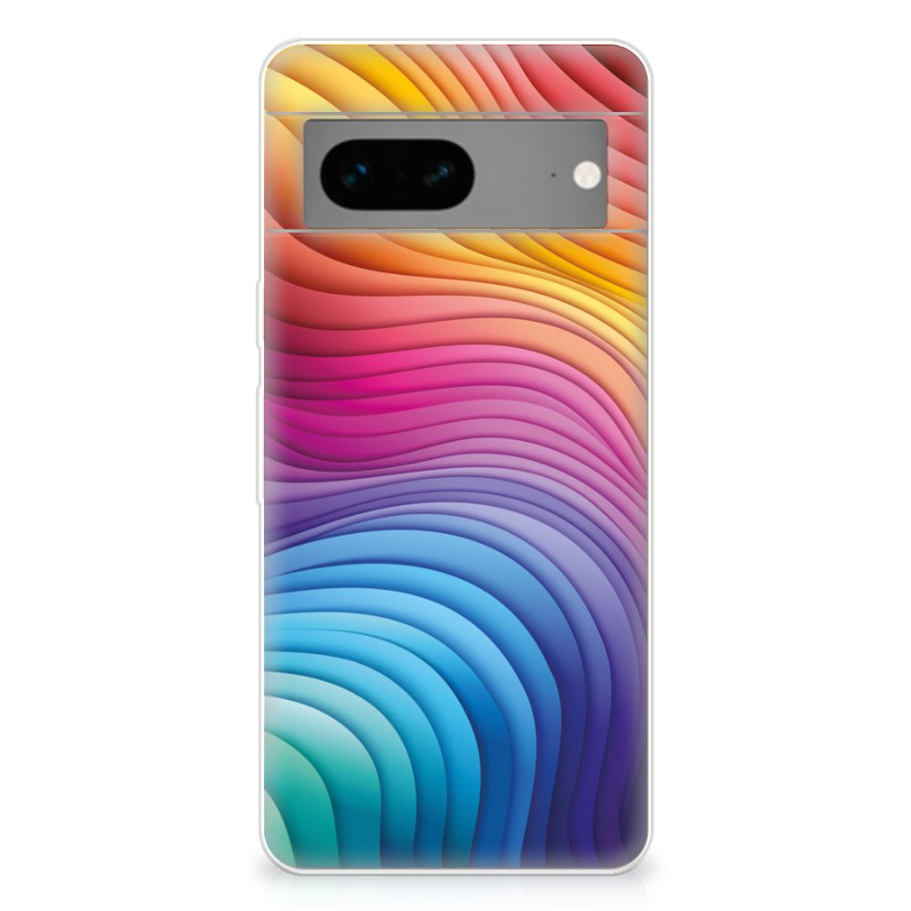 TPU Hoesje voor Google Pixel 7 Regenboog