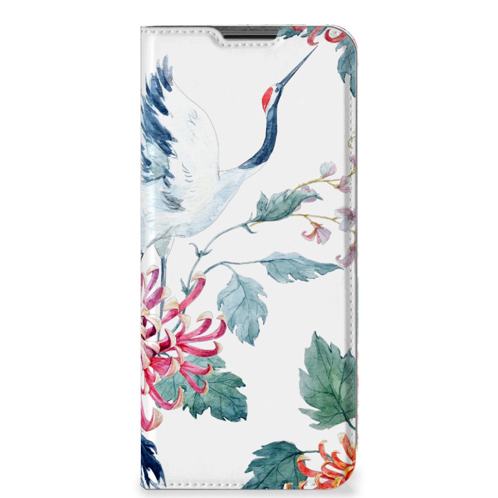 Nokia G50 Hoesje maken Bird Flowers