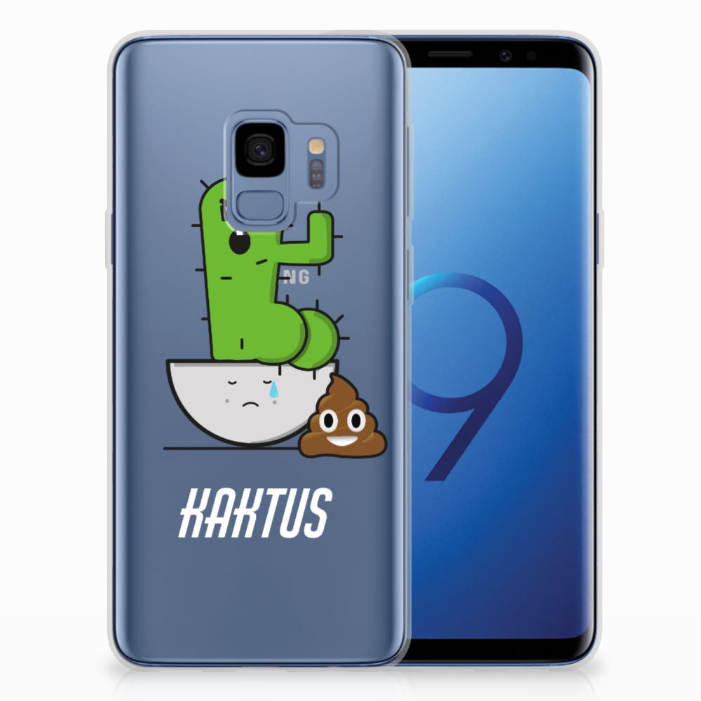 Samsung Galaxy S9 Telefoonhoesje met Naam Cactus Poo