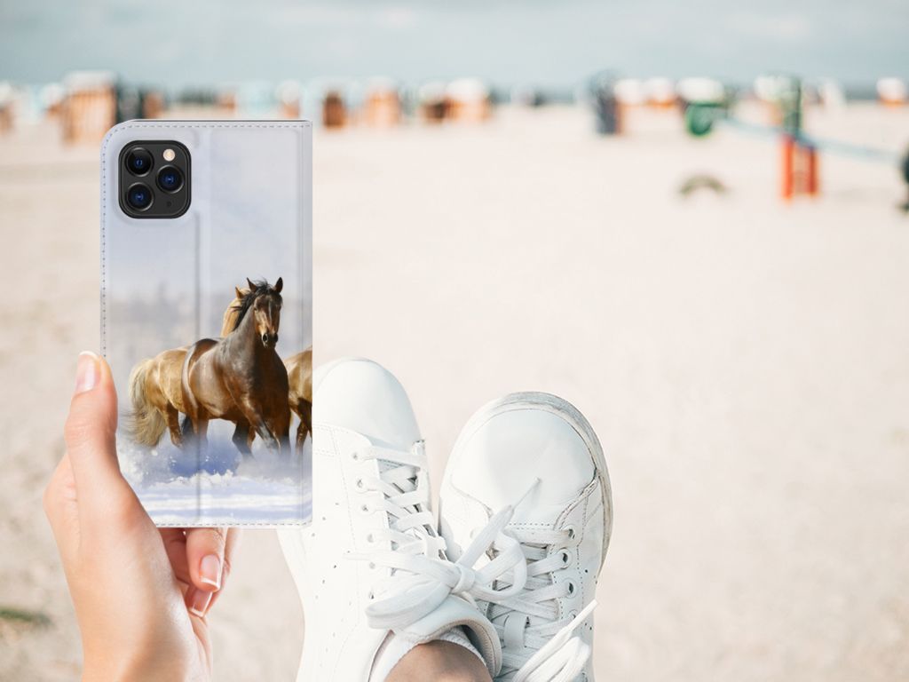 Apple iPhone 11 Pro Max Hoesje maken Paarden