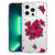 iPhone 13 Pro Max Case Blossom Red met mooie rode bloesems op witte achtergrond 🌸