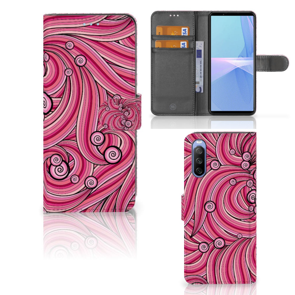 Sony Xperia 10 III Hoesje Swirl Pink