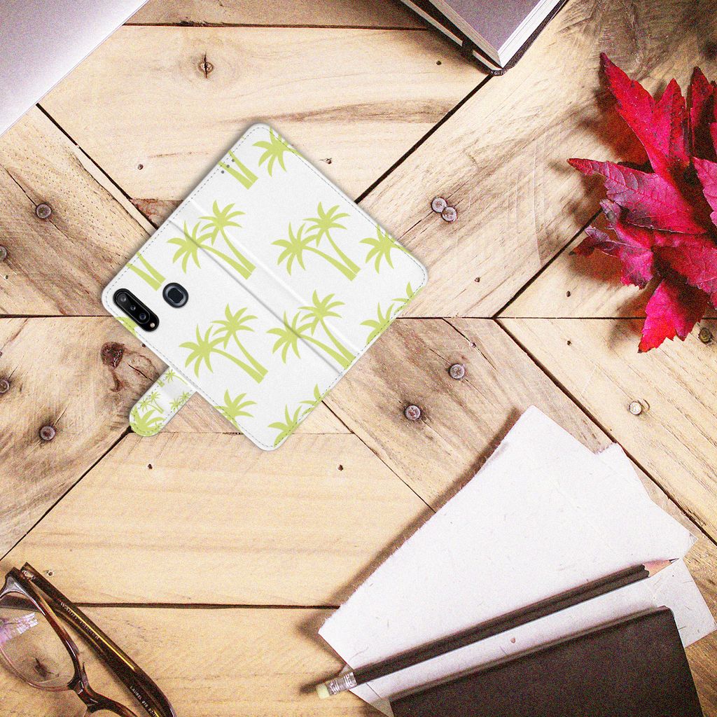 Samsung Galaxy A20s Hoesje Palmtrees