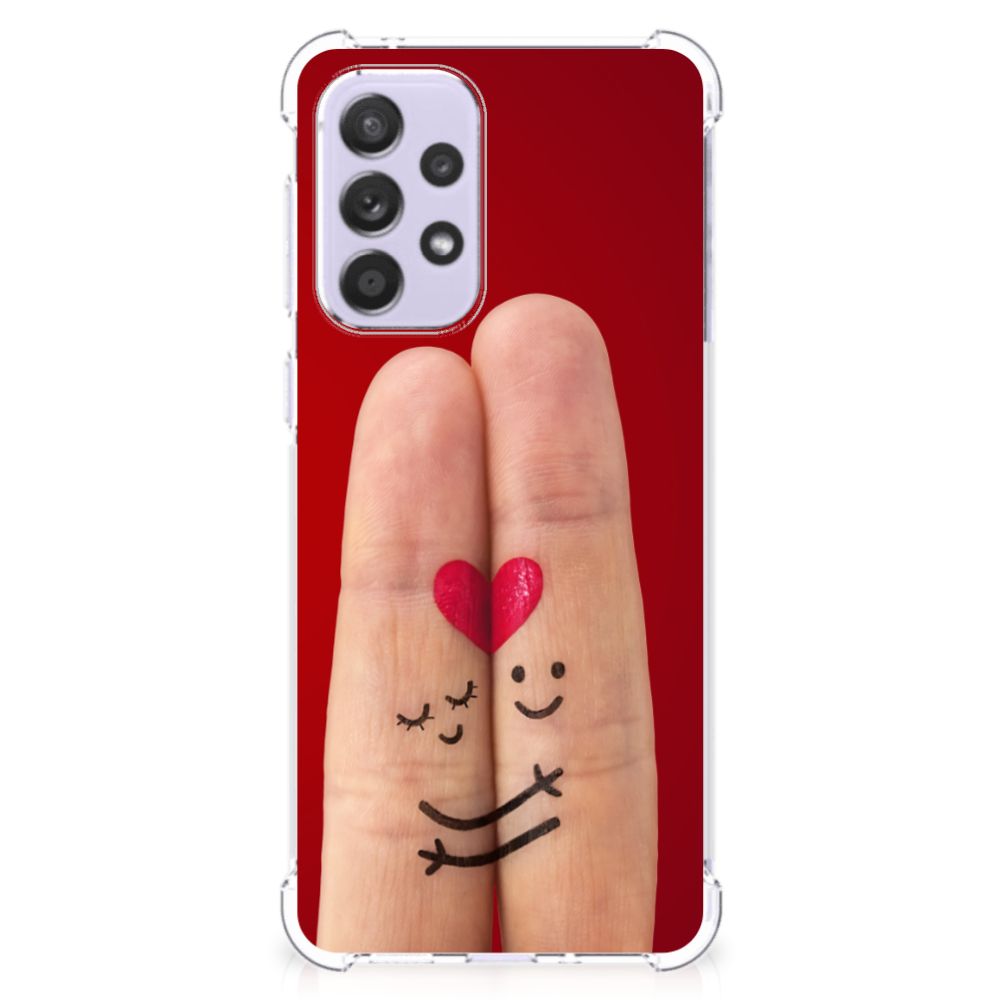 Samsung Galaxy A33 Anti Shock Bumper Case Liefde - Origineel Romantisch Cadeau B2C Telecom