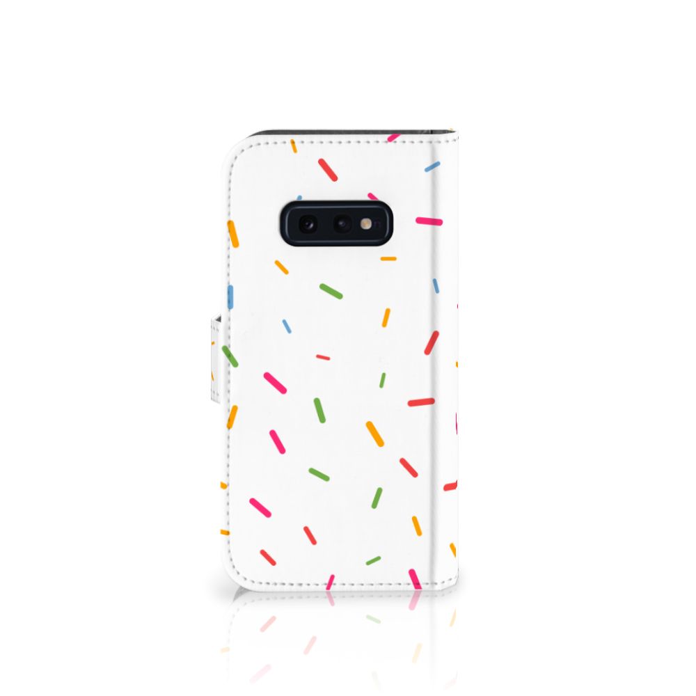 Samsung Galaxy S10e Book Cover Donut Roze
