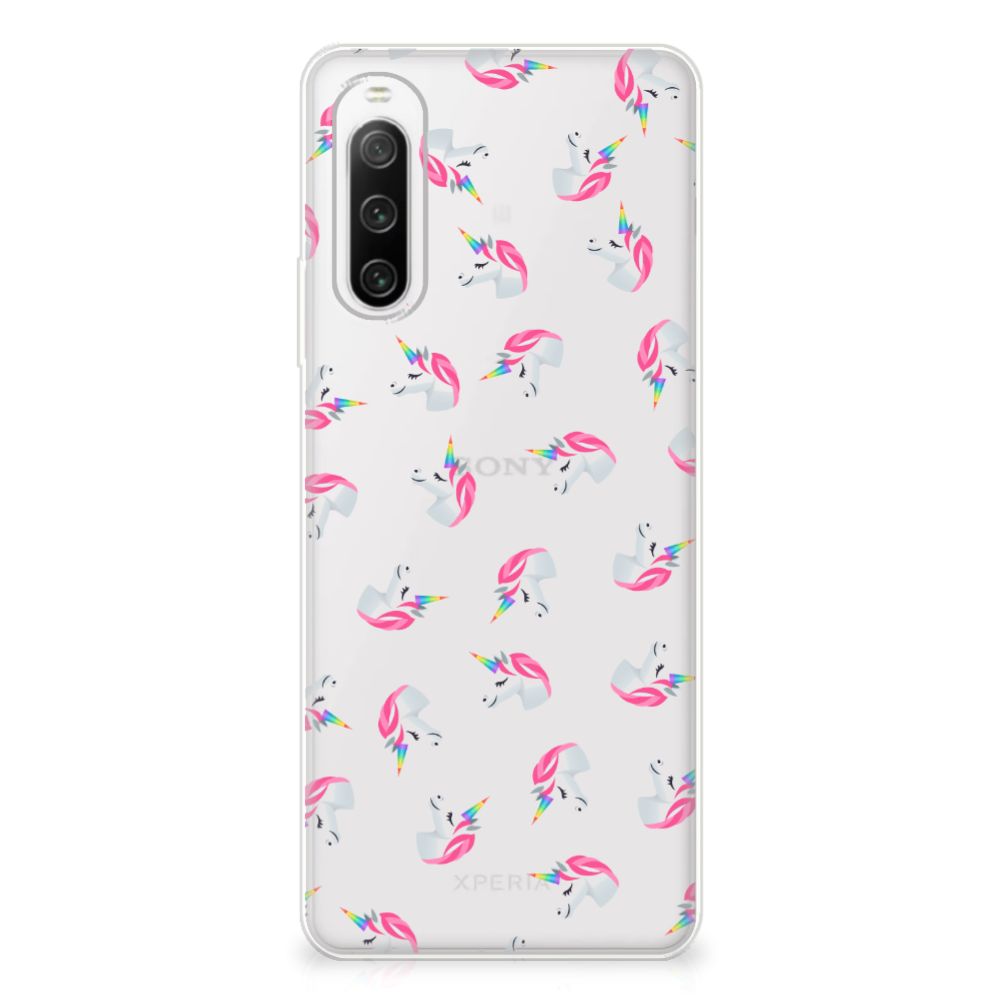 TPU bumper voor Sony Xperia 10 IV Unicorns