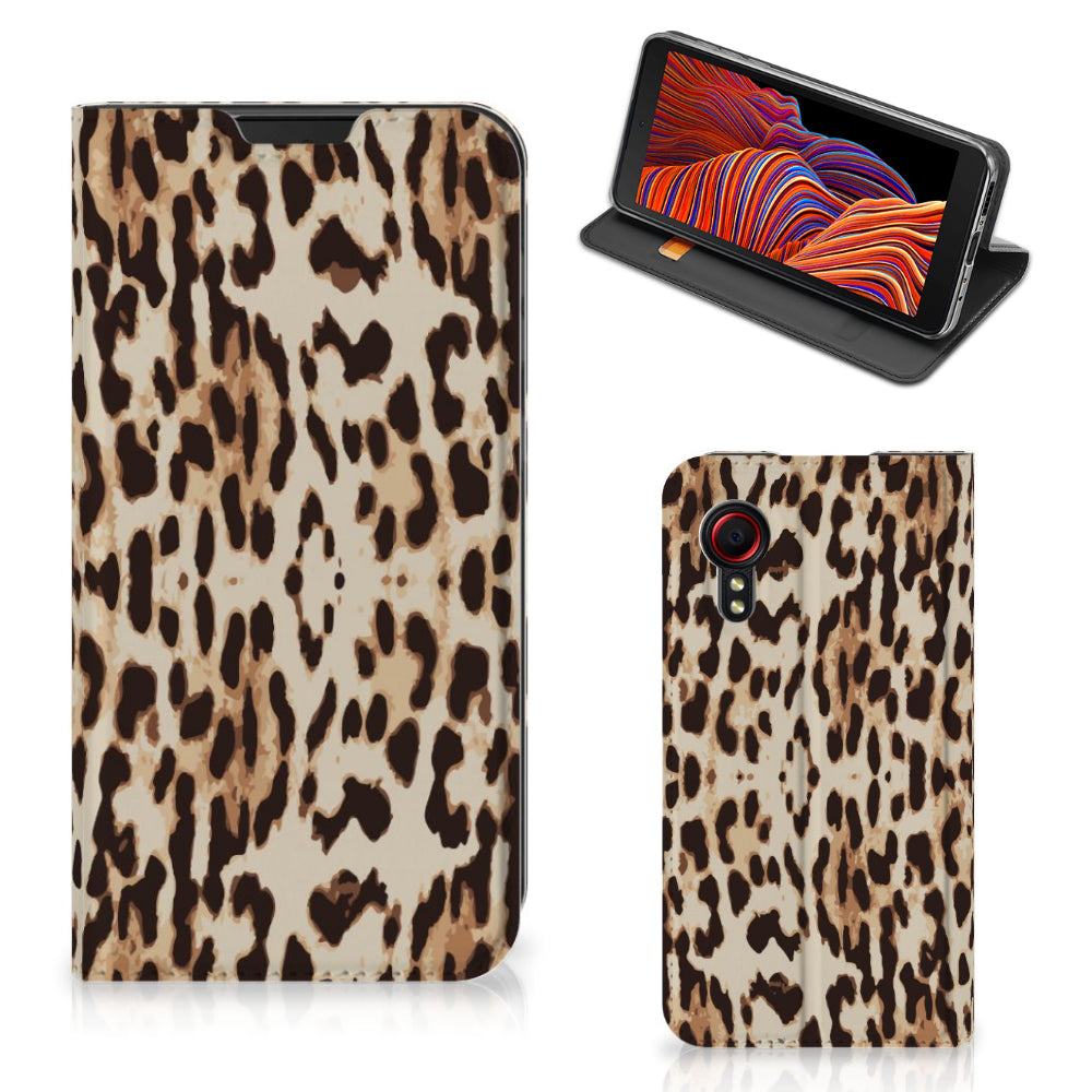 Samsung Galaxy Xcover 5 Hoesje maken Leopard