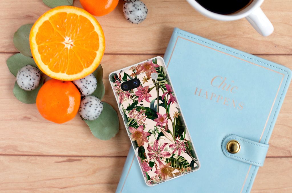 Google Pixel 7A TPU Case Flowers