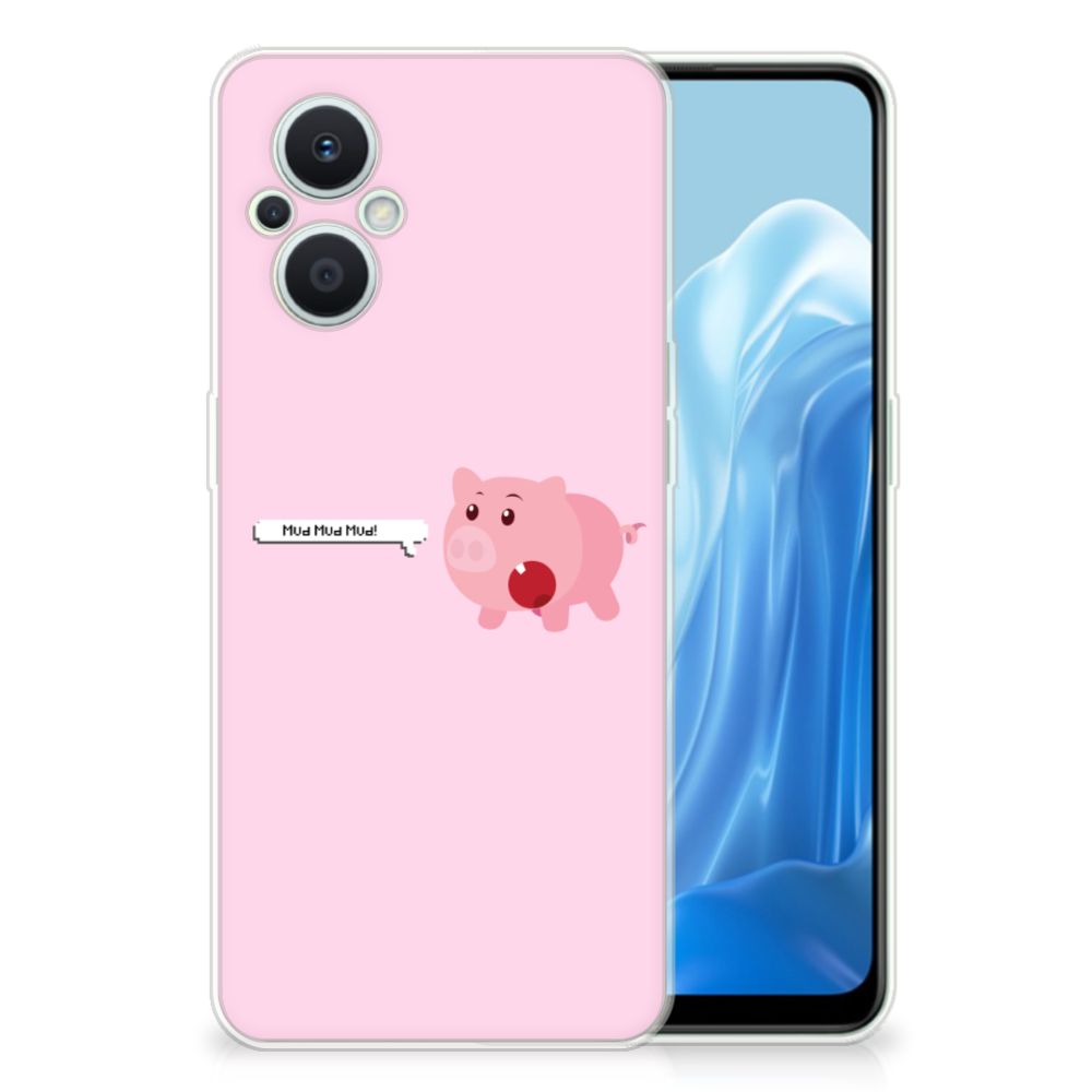 OPPO Reno8 Lite Telefoonhoesje met Naam Pig Mud B2C Telecom