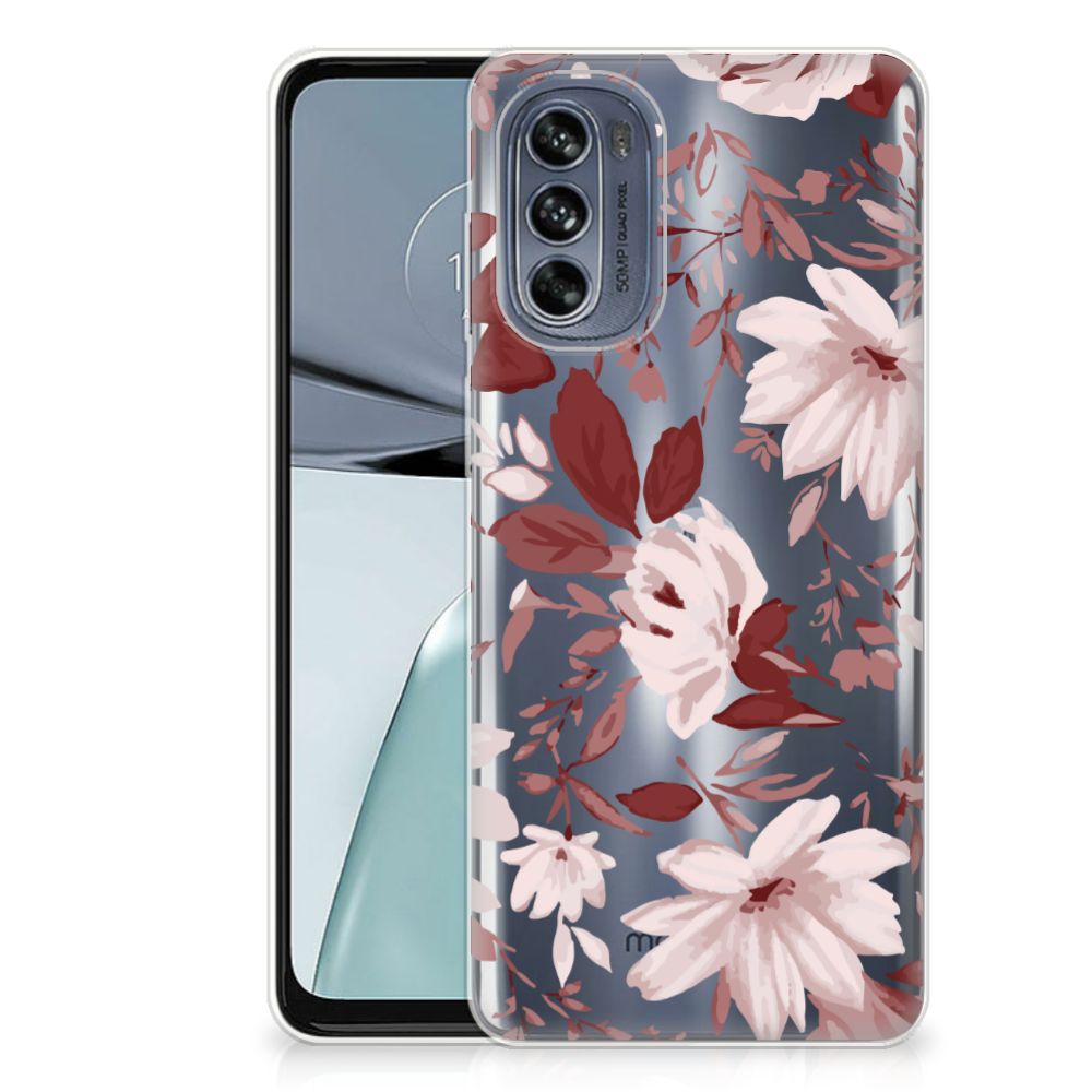 Hoesje maken Motorola Moto G62 5G Watercolor Flowers B2C Telecom