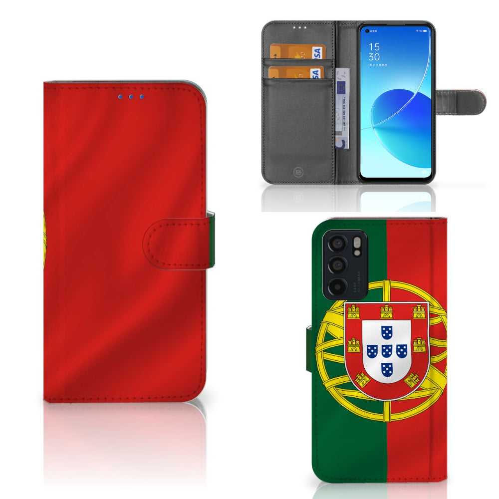 OPPO Reno6 5G Bookstyle Case Portugal